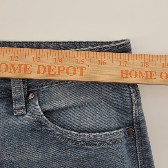 34 Heritage Coolmax Stretch Jeans Mens 34x34 Straight Leg Light Wash Denim - Picture 5 of 8